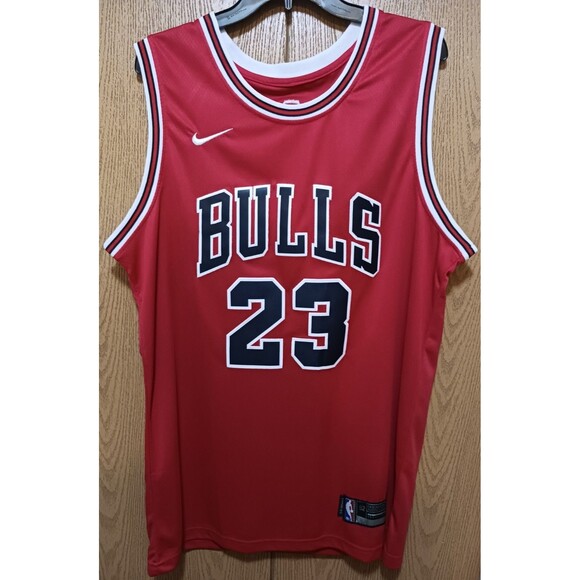 Nike Other - Michael Jordan (Nike)-(Bulls)-(Jersey)-(Red)-(New Condition)-(Size-XL)-$100.00